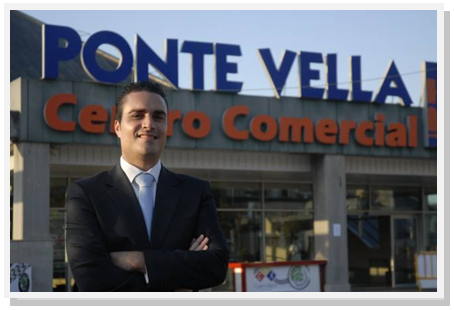 Marcos Ramos, xerente do Centro Comercial Ponte Vella.
